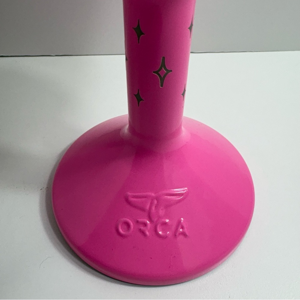 Orca Pink Flamingo Martini Glass Insulated with Lid - Picture 3 of 8